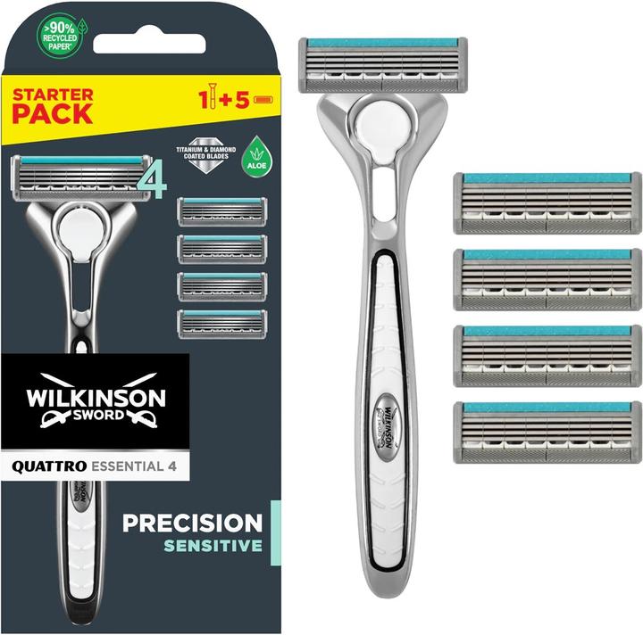 Actual product image Wilkinson Quattro Titanium Sensitive
