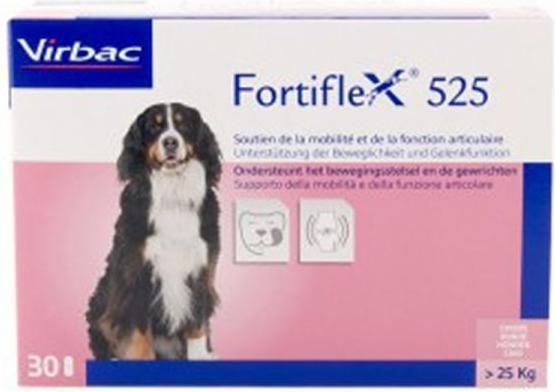 Produktbild Virbac Fortiflex Tabletten 525 mg Blist (Senior, Adult, Junior, 30 Stk., 92 g)
