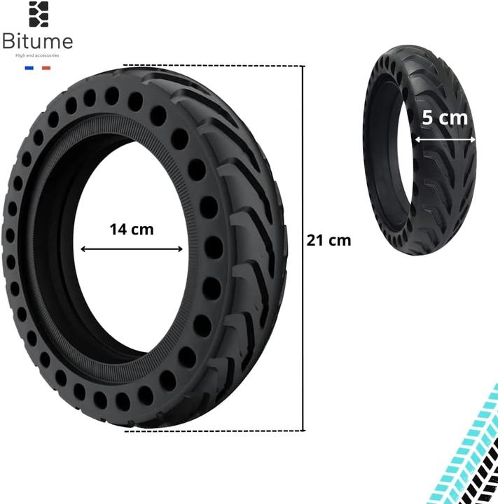 Produktbild Bitume Pannensicherer Vollgummireifen für E-Scooter
