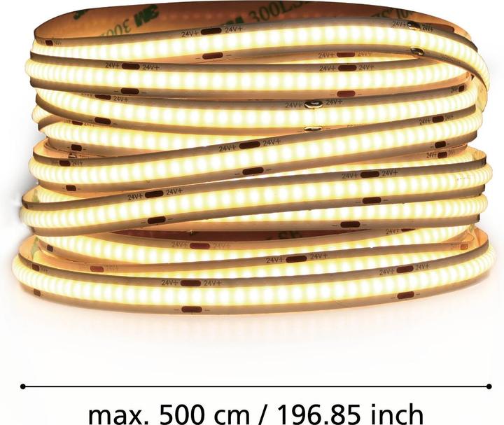 Produktbild EGLO 900575 COB STRIPE LED LED-Streifen 40W Weiss warmweiss (Warmweiss, 500 cm, Indoor)