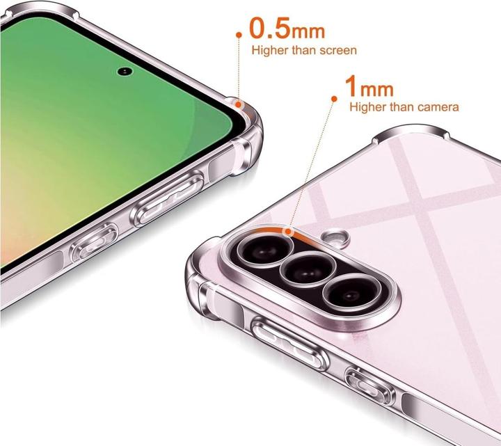 Produktbild Screenguard Crystal Soft Airbag Bumper Hülle (Samsung Galaxy A56)
