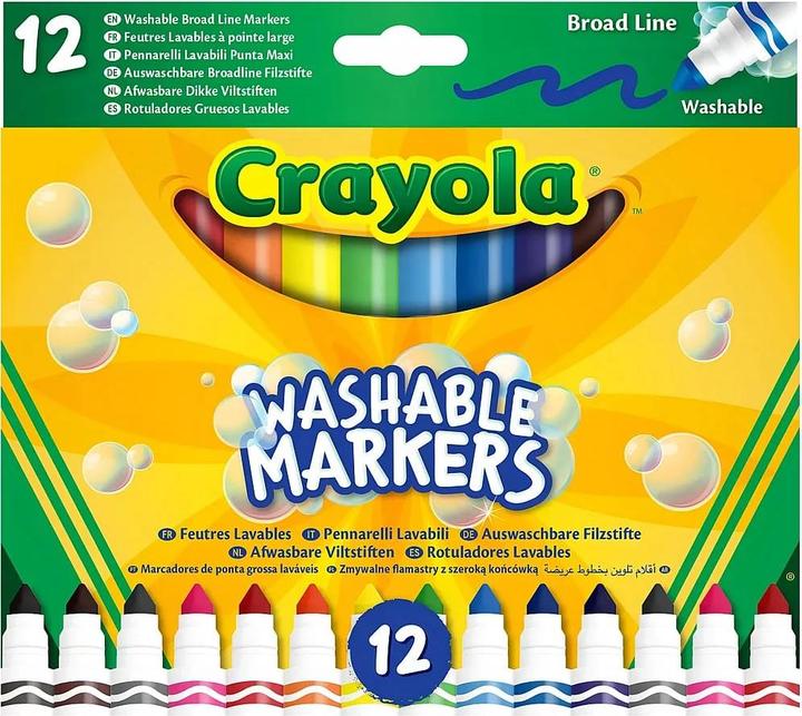 Image du produit Crayola 12 marqueurs Maxi-tip (12x)