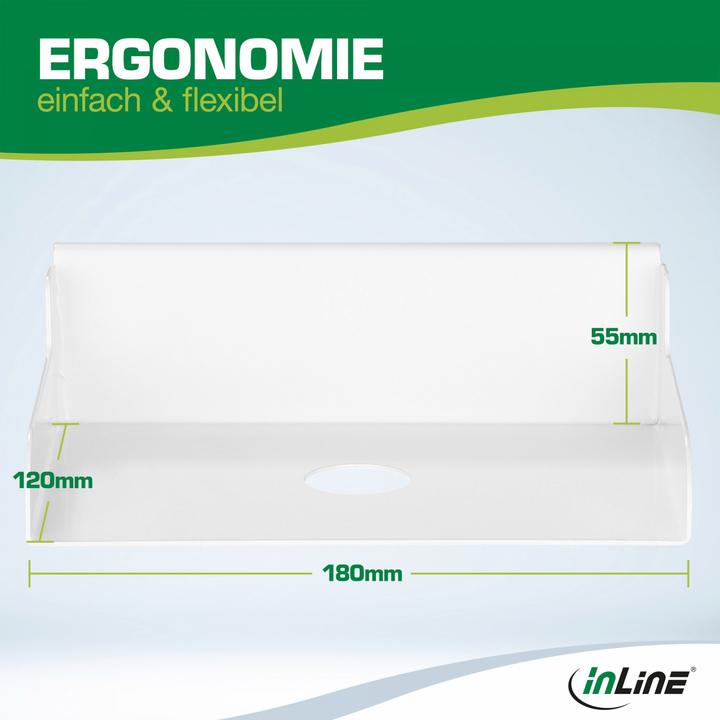 Actual product image InLine Slatwall Shelf small white (Various)