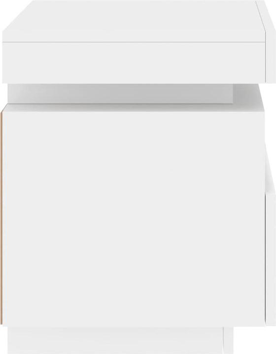 Produktbild VidaXL Nachttisch mit LED-Leuchten (39 x 40 x 48.5 cm)