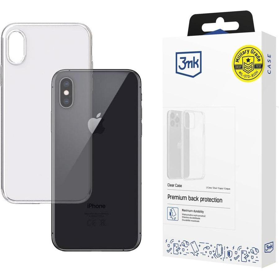 3MK Clear Case Back cover, Apple, iPhone XS, TPU, Transparent (Apple iPhone XS), Smartphone Hülle, Transparent