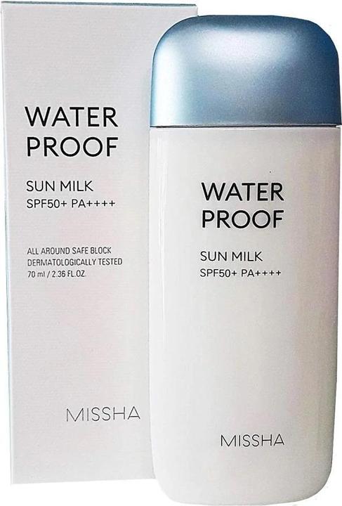 Image du produit Missha All-Around safe block Lait solaire étanche (Lait solaire, Crème solaire, SPF 50, 70 ml)