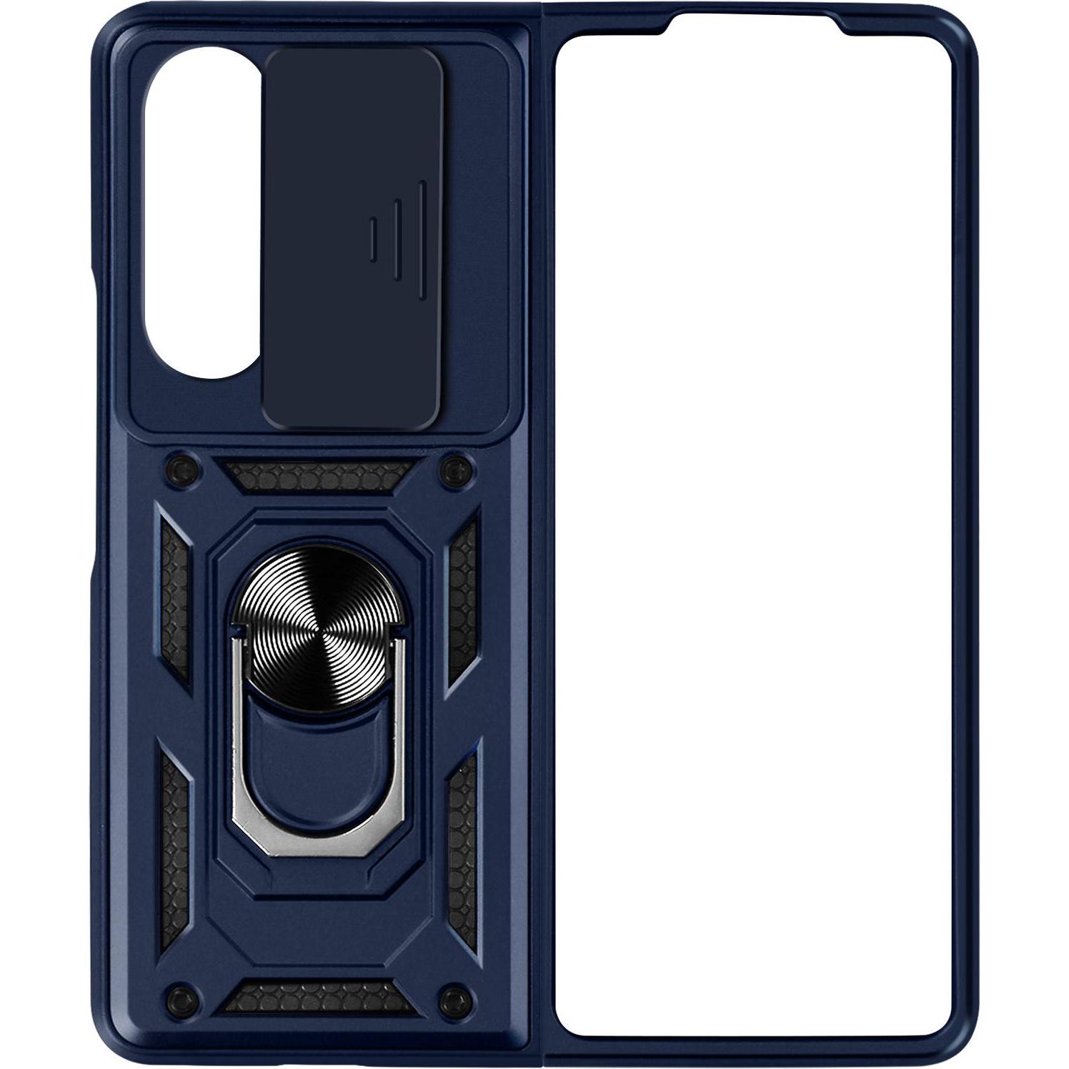 Avizar Koscam, Kameraabdeckung + Haltering Series (Samsung Galaxy Z Fold5), Smartphone Hülle, Blau