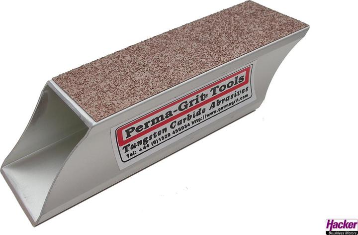 Actual product image Perma-Grit sanding block 2-sided 140mm 45° bevelled (45° bevelled)