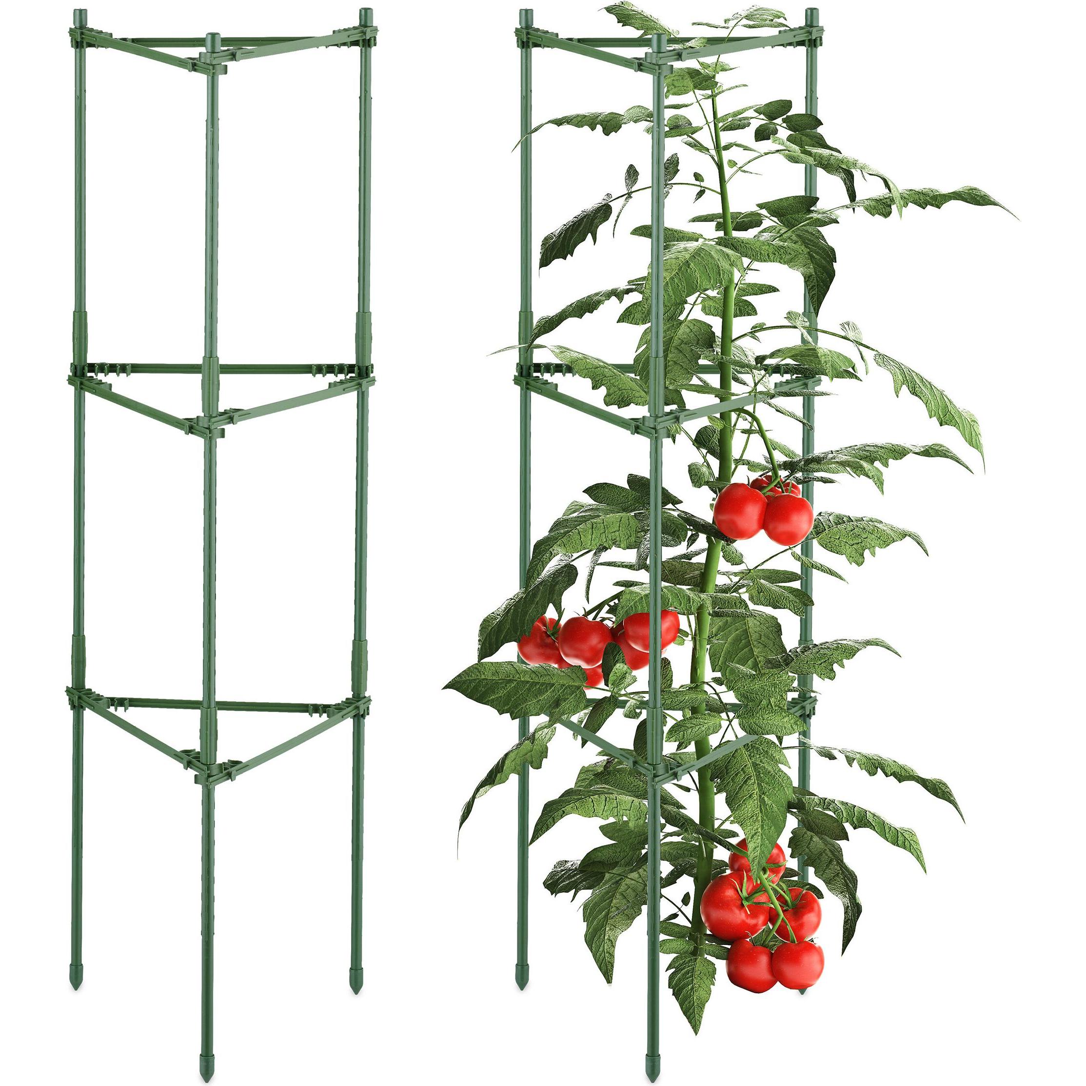 Relaxdays, Pflanzen Zubehör, 2x Rankhilfe (25 cm, 28 cm)