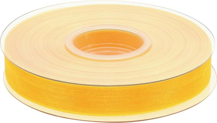 Produktbild Viana Organza Band gelb für Geschenkdeko