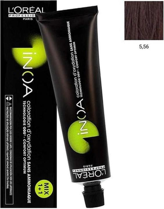 Produktbild L'Oréal Professionnel Inoa (5/56 Hellbraun Mahagoni-Rot)