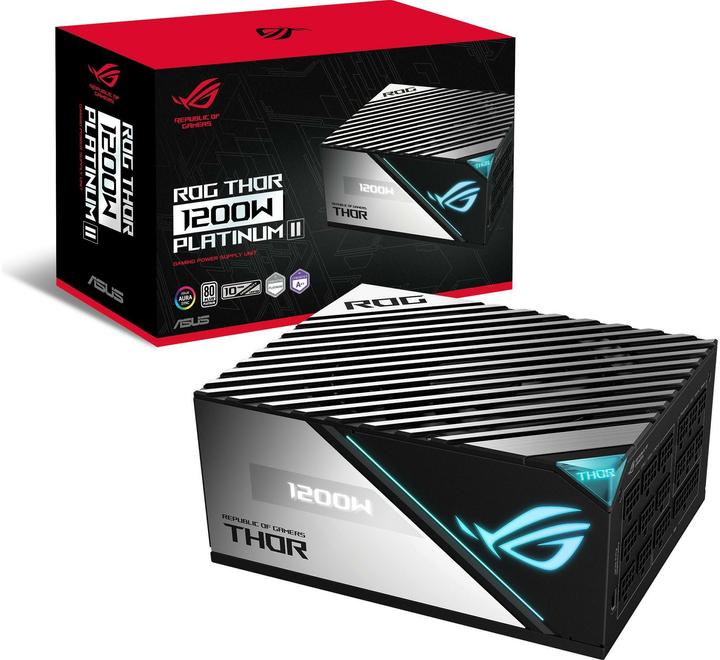 Actual product image ASUS NEZ ROG Thor 1200 Platinum II Power Supply Unit (1200 W)