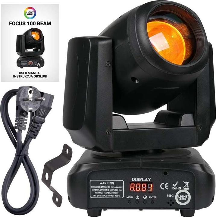 Produktbild No Name LIGHT4ME FOCUS 100 BEAM LED Moving Head (LED)
