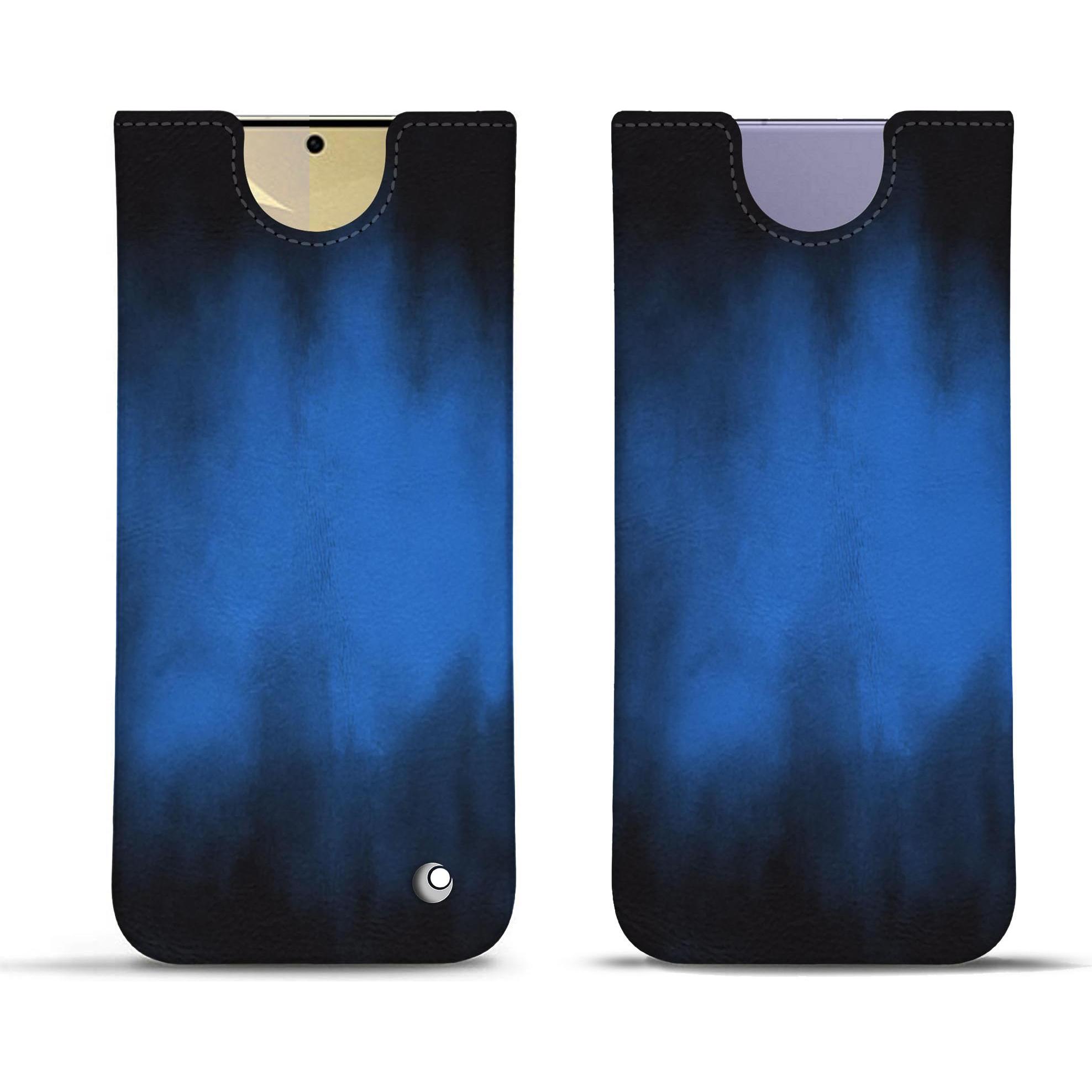 Noreve Lederschutzhülle (Samsung Galaxy S24+), Smartphone Hülle, Blau