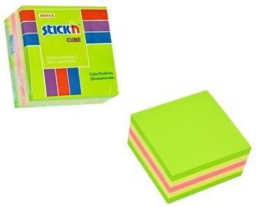 Image du produit B.N.T. Notes Stick'N Mini Cube vert/néon pastel 51x51mm 250 feuilles - (12 pcs.)