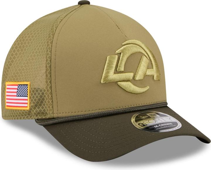 Produktbild New Era 9Forty M-Crown Cap - Salute Los Angeles Rams (One Size)