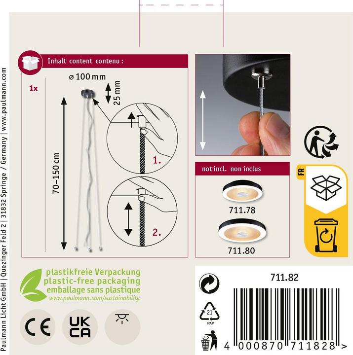 Image du produit Paulmann Suspension Volea