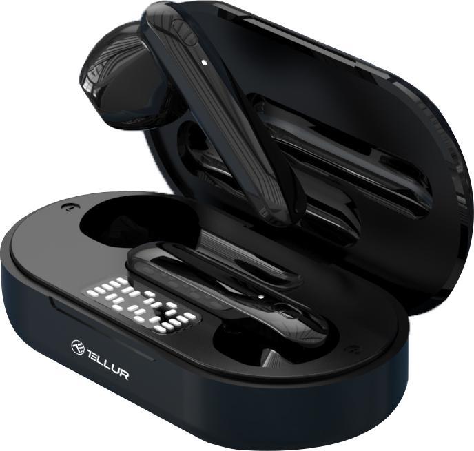 Tellur Auricolari Flip True Wireless neri (2.50 h, Senza fili)