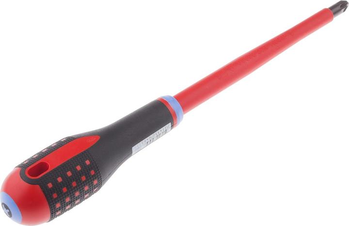 Produktbild Bahco BE-8830S - ERGO Isolierter Schraubendreher für Pozidriv-Schrauben mit 3-Komponenten-Griff, V (Pozidriv-Kreuzschlitz (PZ))