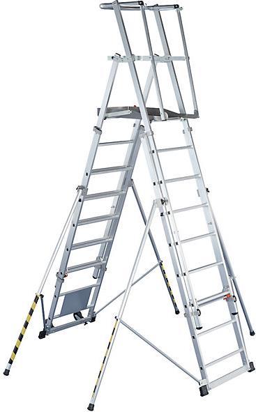 Produktbild kaiserkraft Teleskop-Plattformleiter (Plattformleiter, 290 cm)