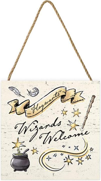 Produktbild Tafel Wizards Welcome Aus Holz