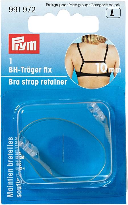 Actual product image Prym Bra strap fix, transparent 10 mm, card 1 pc.