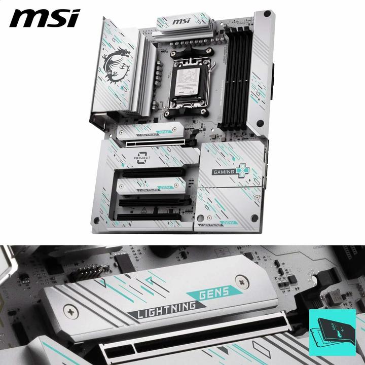 Actual product image MSI B850 Gaming Plus Wifi PZ (AM5, AMD B850, ATX)
