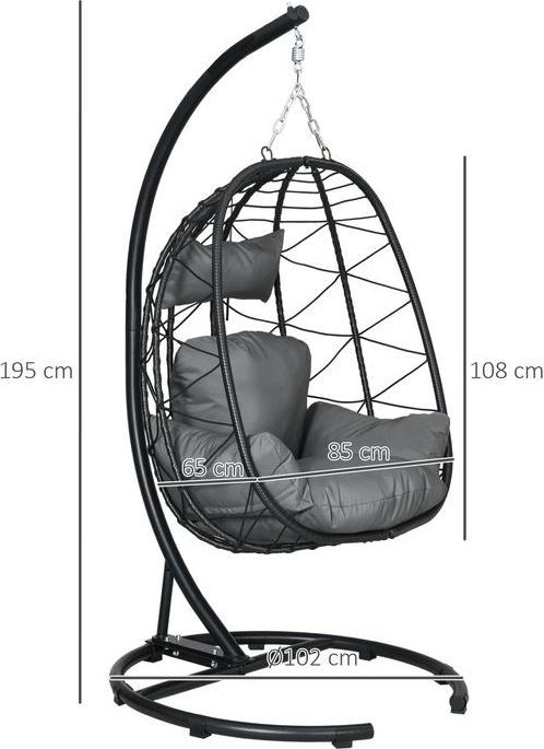 Produktbild Swisshandel24 Hängesessel (150 kg)