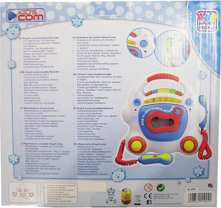 Produktbild Happy People Kassettenrecorder