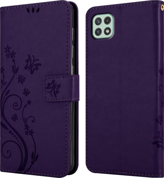 Image du produit Cadorabo Pochette Flower Book (Samsung Galaxy A22 5G)