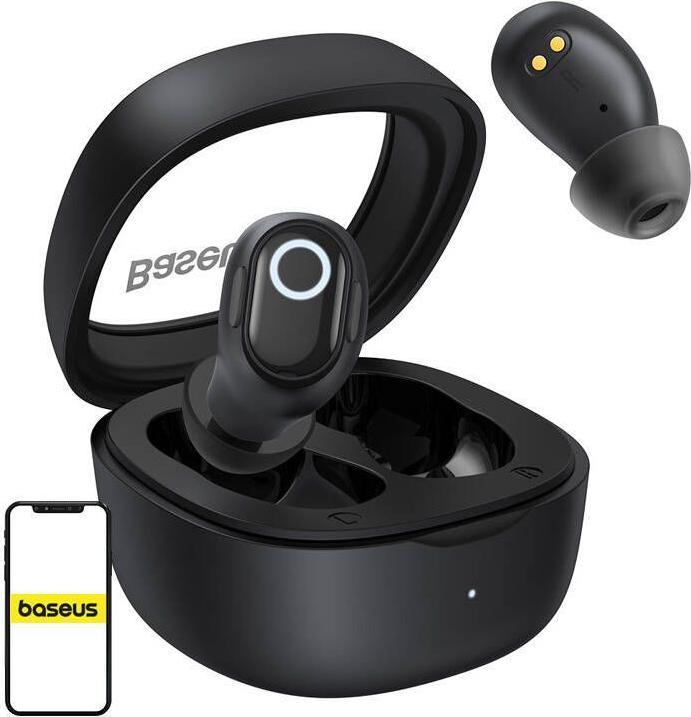Baseus Wireless headphones Bowie WM02 TWS, Bluetooth 5.0 (black) OS (5 h, Kabellos)