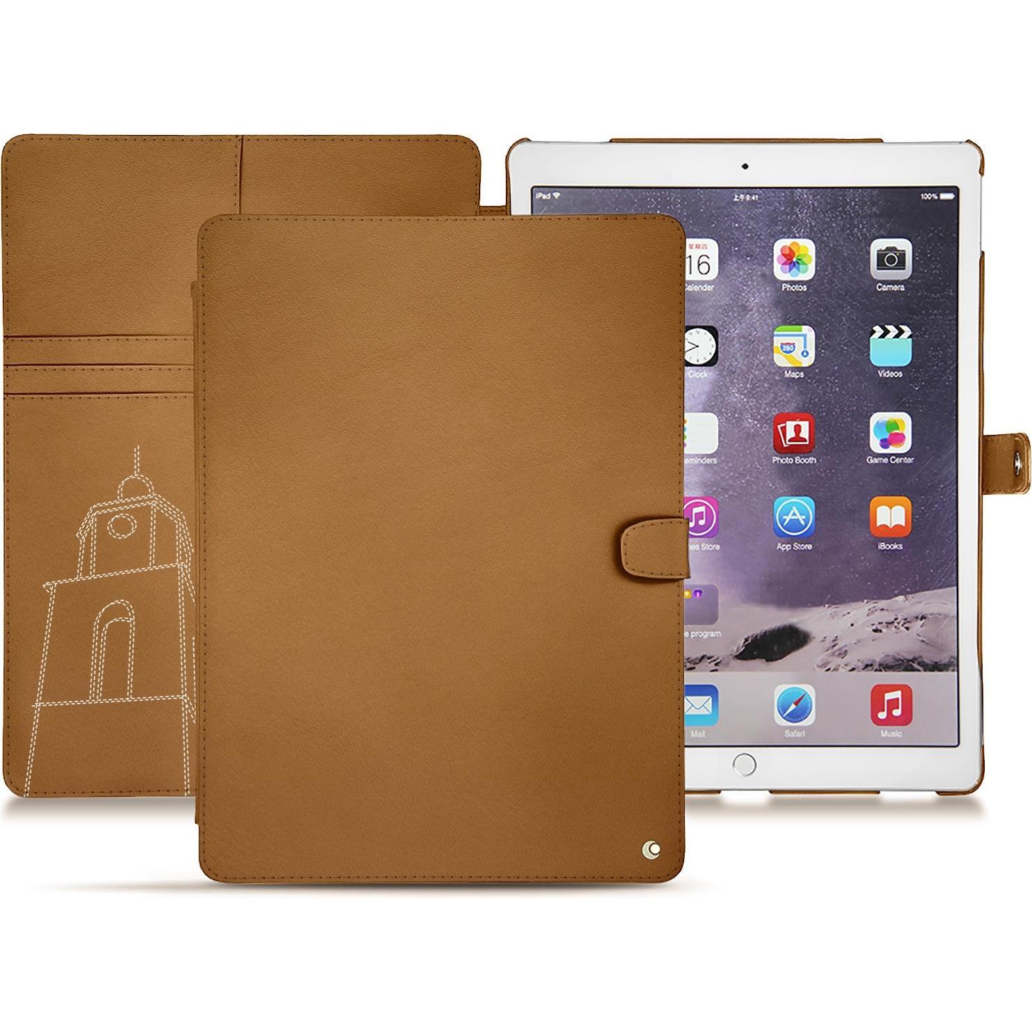 Noreve Lederschutzhülle Wallet (iPad Pro 12.9 2017 (2. Gen)), Tablet Hülle, Grau
