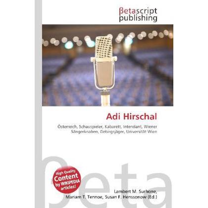 Adi Hirschal, Fachbücher