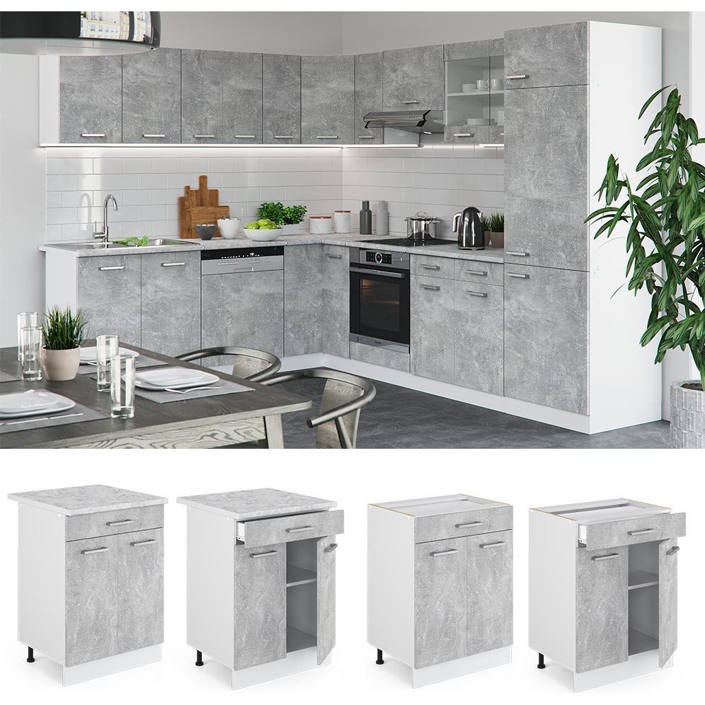 Thumbnail - Vicco, Regal, Küchenschrank mit Schublade R-Line