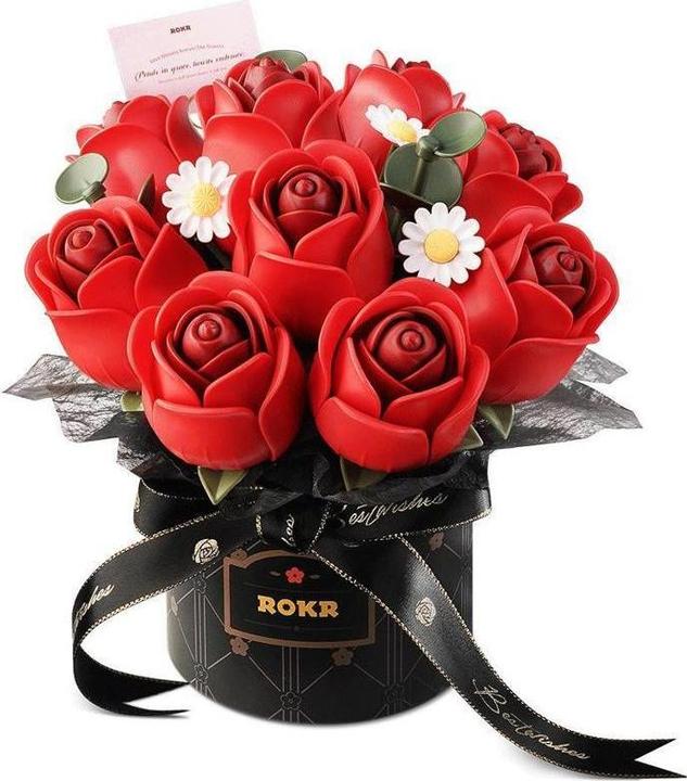 Rokr AF02J - Red Rose Bouquet (315 onderdelen)