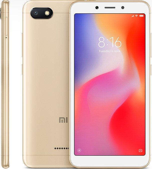 Produktbild Xiaomi Redmi 6A (32 GB, Gold, 5.45", Dual SIM + SD, 4G)