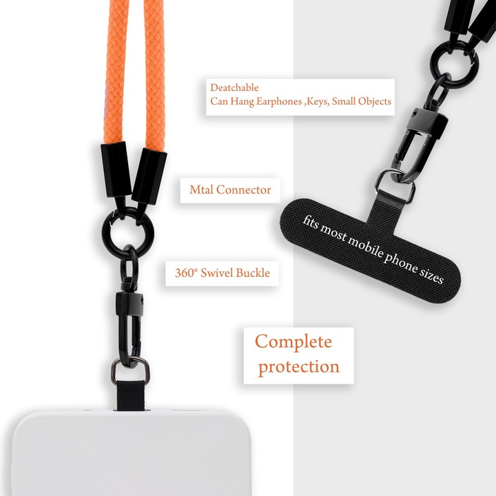 Actual product image Cadorabo Chain case for LG K42 necklace cover adjustable