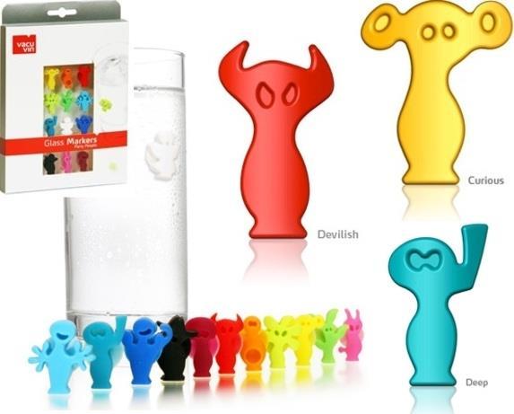 Actual product image Vacu Vin Party People (glass marker)