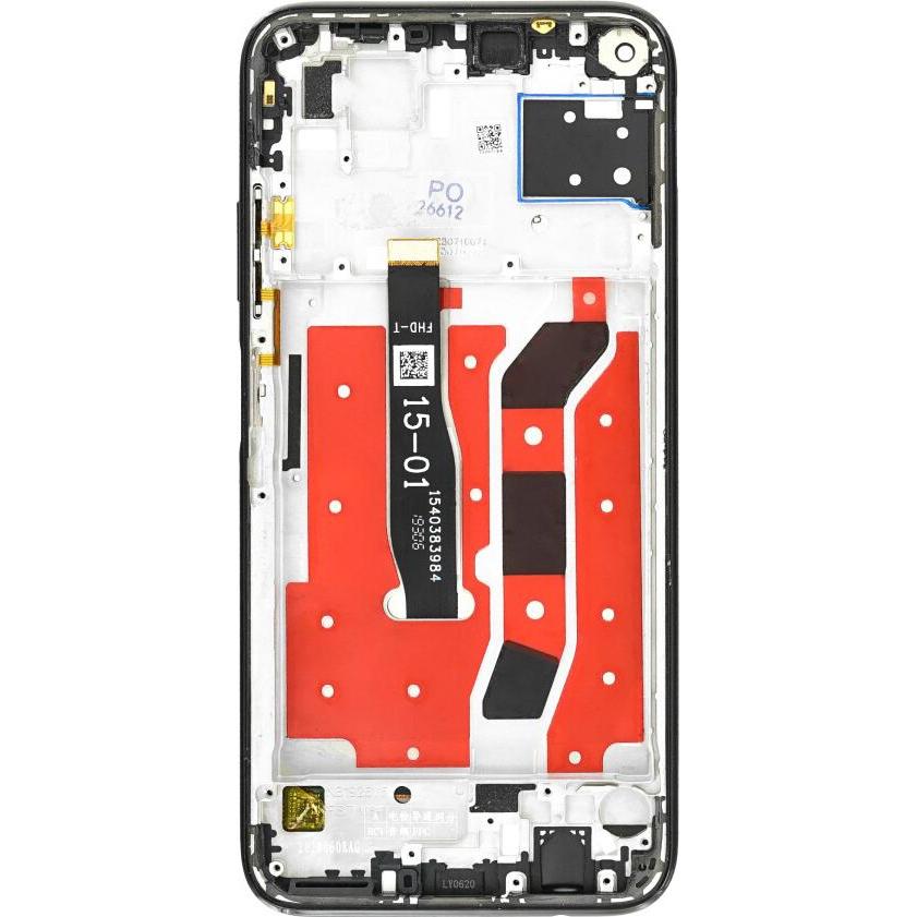 Thumbnail - OEM Display-Einheit + Rahmen für Huawei P40 Lite schwarz (Display, Huawei P40 Lite), Mobilgerät Ersatzteile, Schwarz