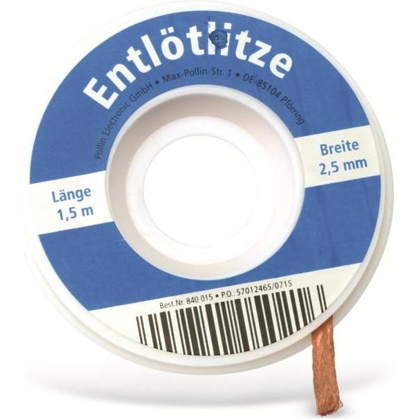 Eneroid Entlötlitze, 2,5 mm, 1,5 m (Entlötlitze), Lötgerät Zubehör