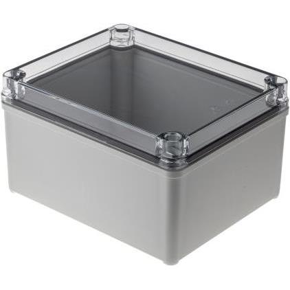 Fibox Gerätegehäuse Polycarbonat 170x140x95mm (Gehäuse), Elektronikzubehör + Gehäuse, Grau