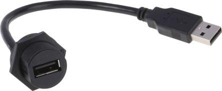 Produktbild RS PRO USB-A Plastic C3 Panel Jack Screw