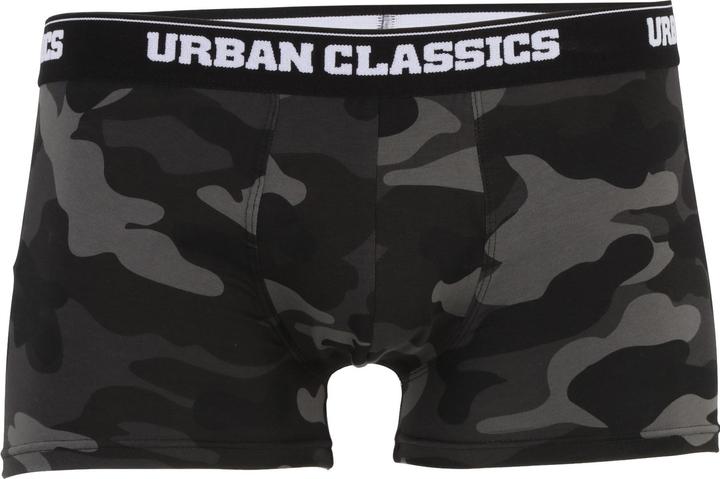 Actual product image Urban Classics 2-Pack Camo Boxer Shorts (L, pack of 2)