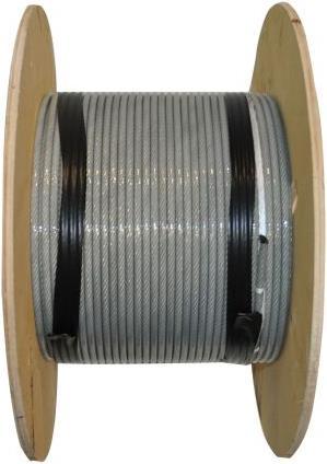 Actual product image RS PRO 6X7 WSC GAL CLEAR PVC MBL:0.225t 100mt (100 m)