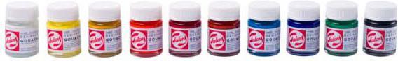 Produktbild Talens Gouache Extra Fine Set, 10x16ml Flaschen