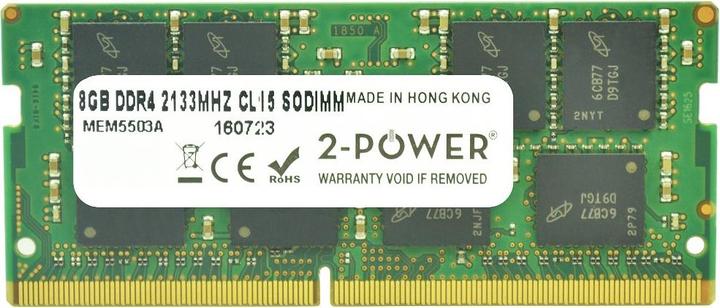 Actual product image 2-Power 8GB DDR4 2133MHz CL15 SoDIMM (1 x 8GB, 2133 MHz, DDR4-RAM, SO-DIMM)
