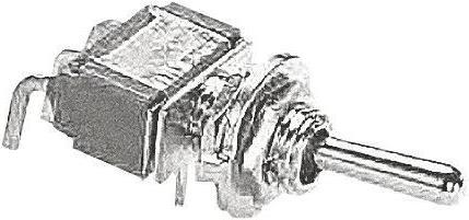 Produktbild TE Connectivity Switch,toggle,2P,on on,PCB mount,5A (SF/UTP, CAT5e, 50 m)