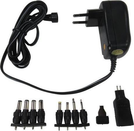 Actual product image RND Plug-in power supply unit, safety plug type C (CEE 7/16), 3 V / 4.5 V / 5 V / 6 V / 7.5 V / 9 V /