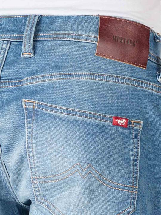 Actual product image Mustang Oregon Tapered Jeans Medium Blue Used (W35/L30)