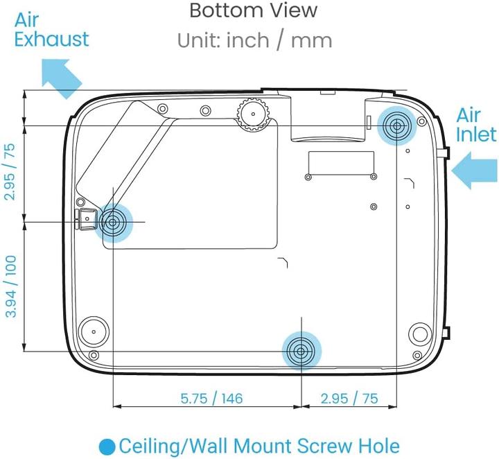 Actual product image BenQ TH575 (Full HD, 3800 lm, 1.49 - 1.64:1)